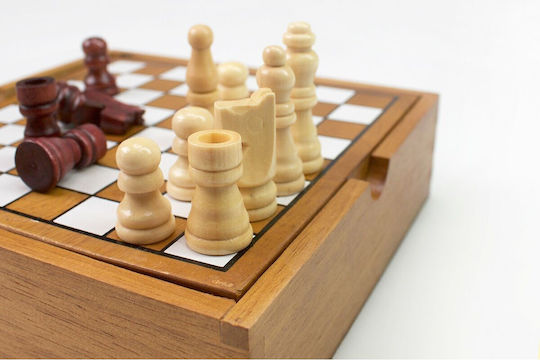 Tactic Ξύλινα Πιόνια για Σκάκι Λευκό / Μαύρο