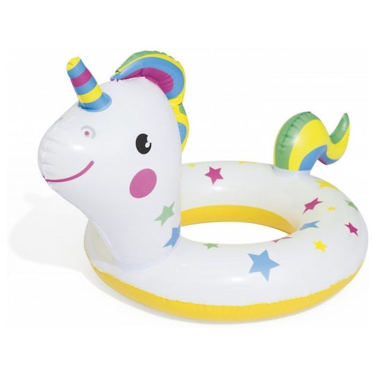 Bestway Kids' Swim Ring Unicorn with Diameter 81cm. for 4-6 Years Old White Unicorn