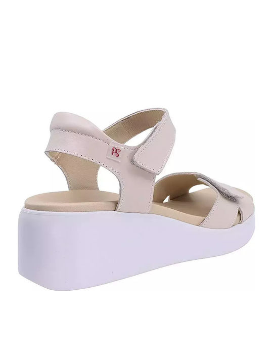 Anatomische Damenplattformen Beige