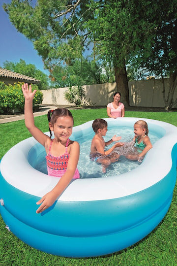 Bestway Children's Swimming Pool 544lt Inflatable 262x157x46cm Light Blue