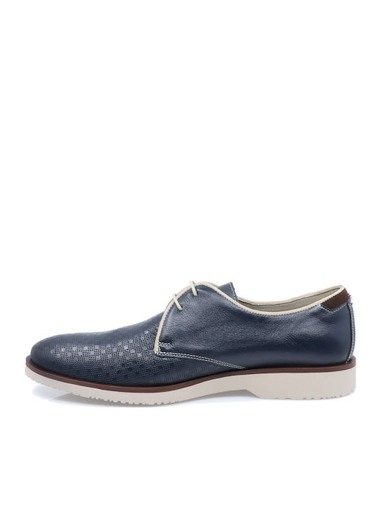 Men's Anatomic Leather Casual Shoes Blue
