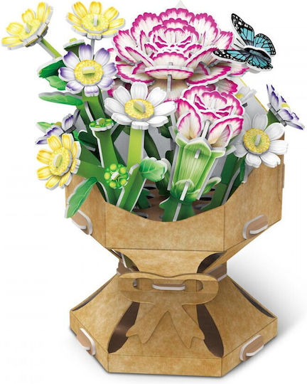 Nelkenblumenstrauß Puzzle 3D 134 Teile