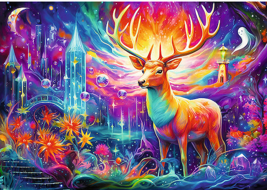 Dream Scapes Mystic Deer Puzzle 2D 1000buc