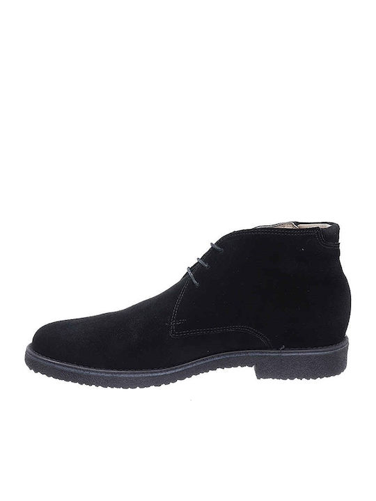 Leder Schwarz Herrenstiefel