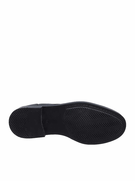Leder Schwarz Herrenstiefel