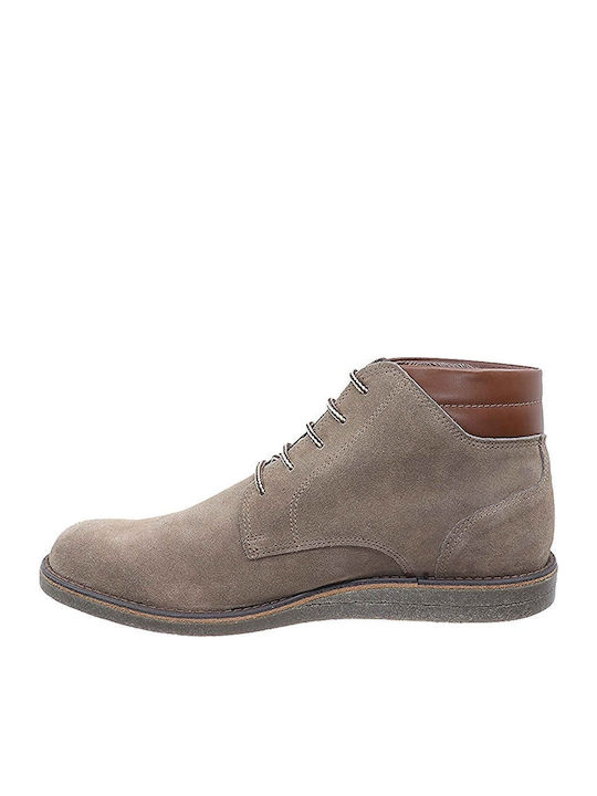 Leather Brown Men's Boots