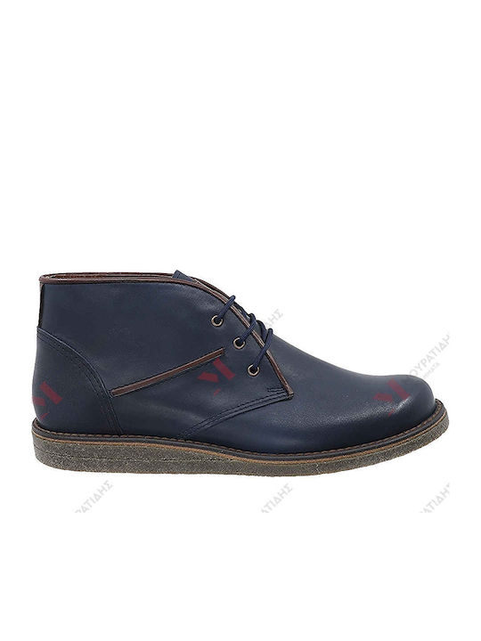 Leder Schwarz Herrenstiefel