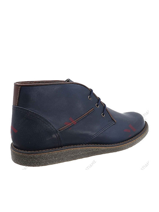 Leder Schwarz Herrenstiefel
