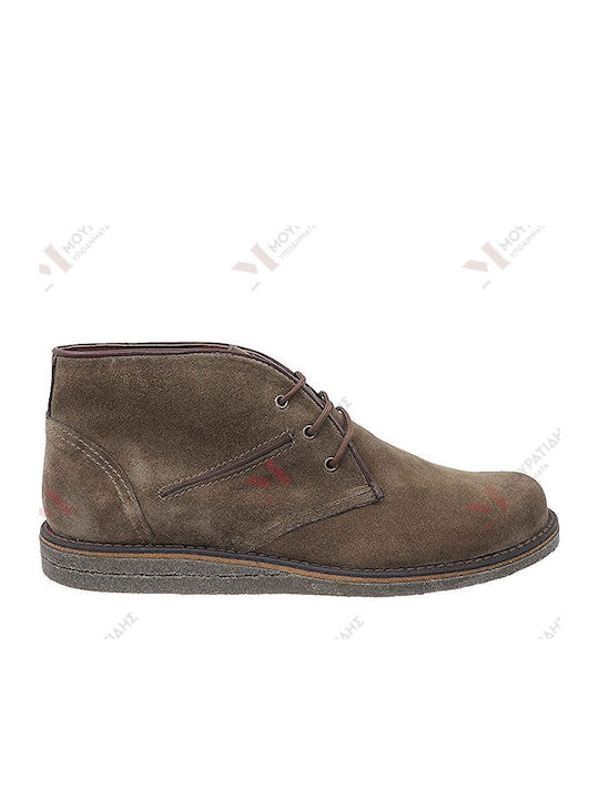 Leather Green Men's Boots