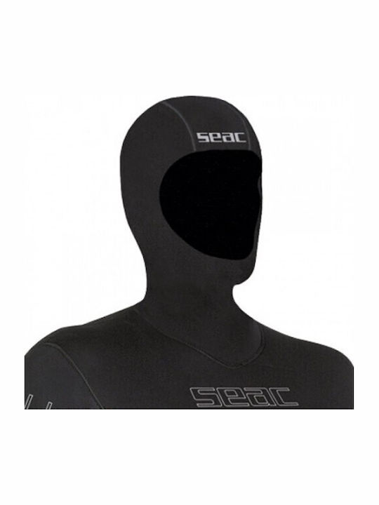 Seac Race Flex Comfort Wetsuit Jacket with Chest Pad for Speargun Black 7mm