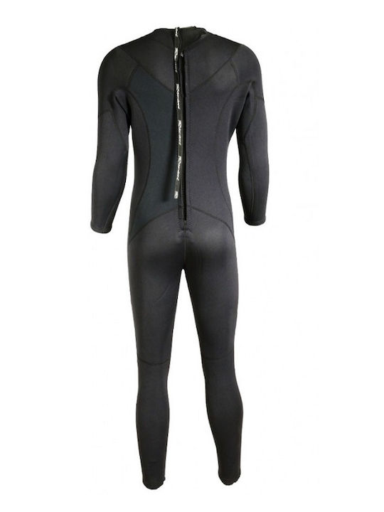 Ravani Wetsuit Jumpsuit Diving Suit Black 3mm