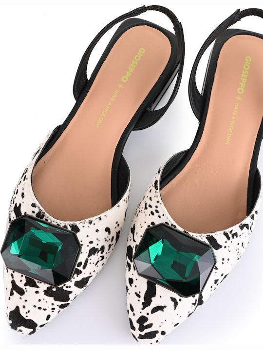 Leder Pumps Weiß