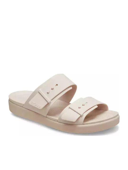 Brooklyn Buckle Low Flip Flops In Sandal Style In Orange Colour