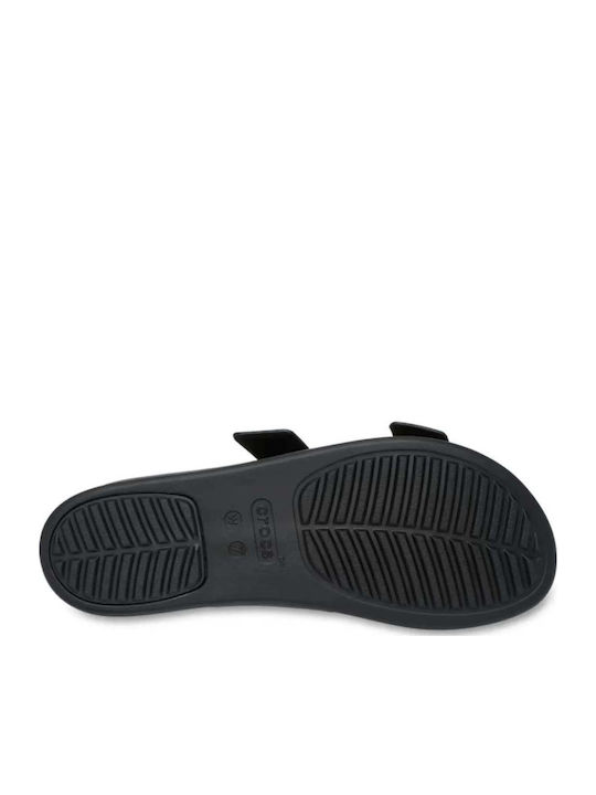 Brooklyn Buckle Low Σαγιονάρες σε στυλ Πέδιλα με Πλατφόρμα σε Μαύρο Χρώμα