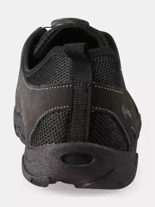 Leder Herrensandalen in Schwarz Farbe