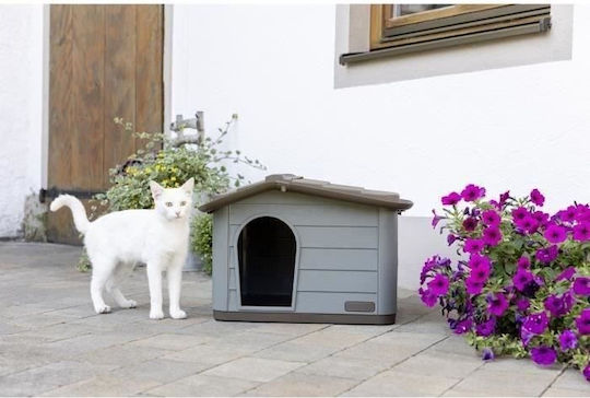 Kerbl Hundehaus Kunststoff Außenbereich Gray 60x51x41cm