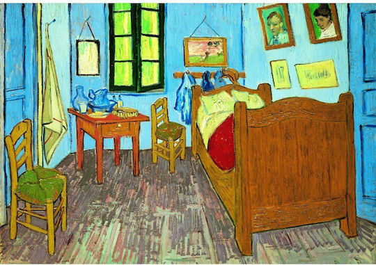 Puzzle Muzeul Van Gogh Dormitorul din Arles 1000 piese