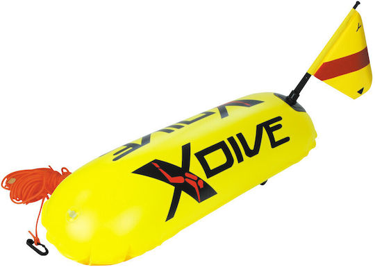 Wave PVC 2 Chamber Buoy Yellow