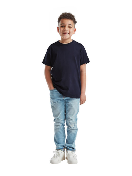 Kinderoberteile T-Shirt Marineblau