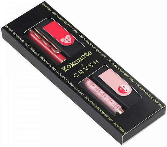Premium-Set 1 Stift & 2 Magnetische Lesezeichen Crvsh X Kokonote