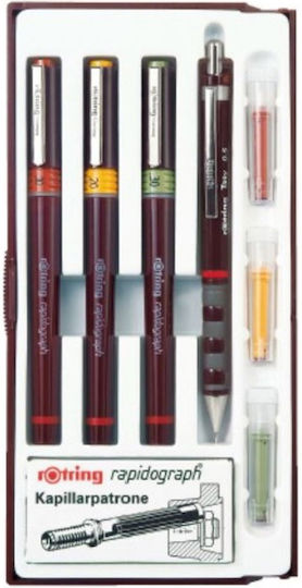 Rotring Set 0.25/0.35/0.5mm
