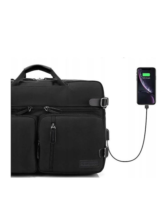 Zagatto Rucsac Impermeabil Pentru Laptop 17.3 Cu Port USB În Culoare Neagră ZG245