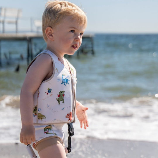 Filibabba Swim Vest Dino Beach Παιδικό Σωσίβιο Σχέδιο Δεινόσαυρος 1τεμ
