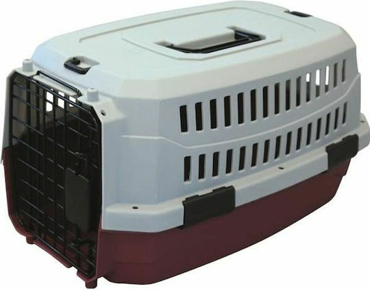 M-Pets Mpets Κλουβί Μεταφοράς Σκύλου Κόκκινο 68x47.6x42cm