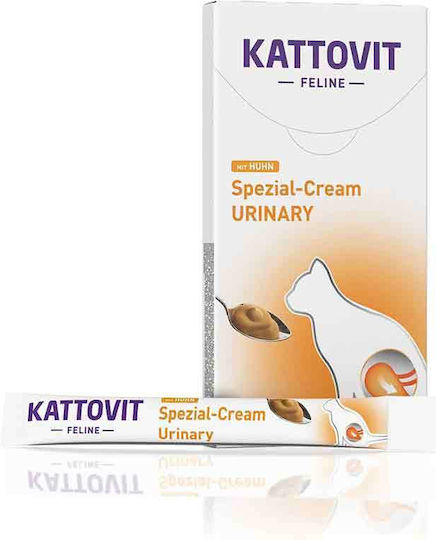 Kattovit Urinary Cream Cat Treats with Chicken for Adult Cats 15gr