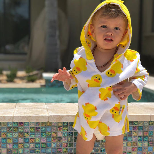 Zoocchini Swim Coverup Upf50+ Puddles Duck 0-24 Μηνών Zoo12312