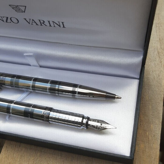 Set de pixuri Enzo Varini Se826103a Gri