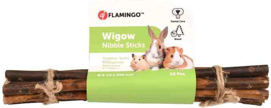 Flamingo Nibble Wood Wigow Gnawing Stick 0 6-1 2cm 10pcs
