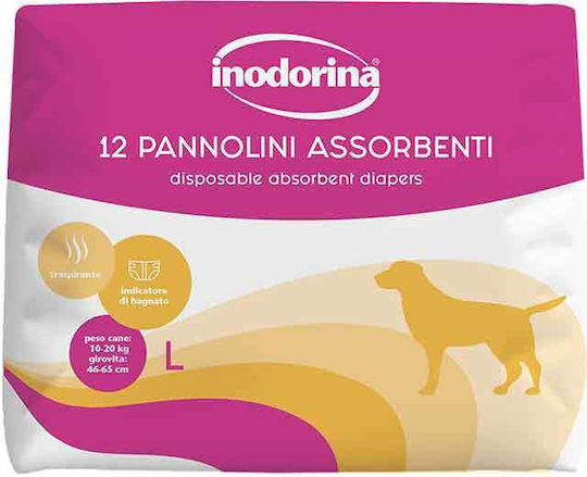Inodorina Pampers pentru câini Mare 43cm 12buc