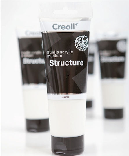 Creall Structure Сет акрилни бои за живопис в Прозрачен цвят Груб 250мл 1бр