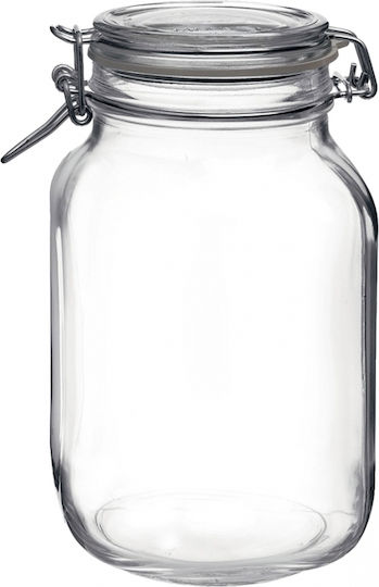 Bormioli Rocco Fido Set 6buc Borcane Uz General cu capac ermetic Sticlă Transparent 2000ml