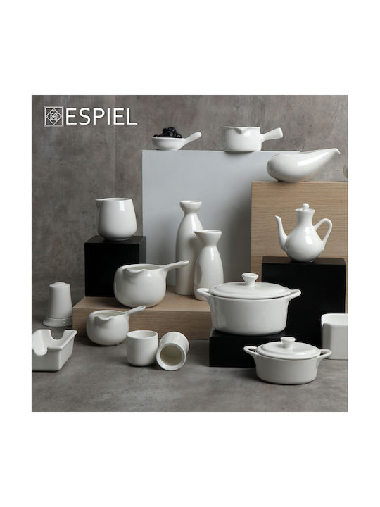 Espiel Siders General Use Box Made of Beige Porcelain 9.7x6.5x4.3cm 1 Piece