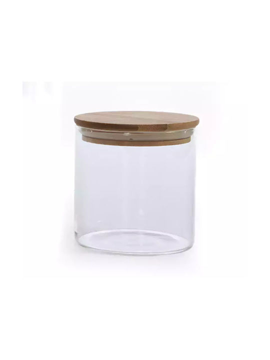 Nef-Nef Homeware Store General Use Glass Jar with Airtight Lid Transparent 1100ml 1 Piece
