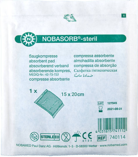 Nobamed Gauzes 15x20cm 25pcs