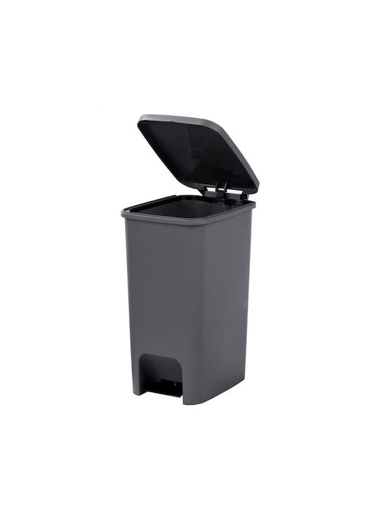 Homeplast Waste Bin Waste Plastic Gray 52lt 1pcs