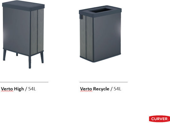 Keter Abfalleimer Recycling Kunststoff Blau 54Es 1Stück