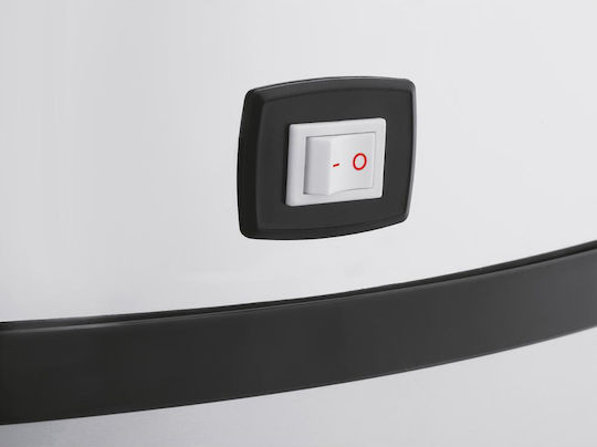 Lamart Metallischer Mülleimer mit Sensor Silber 58l