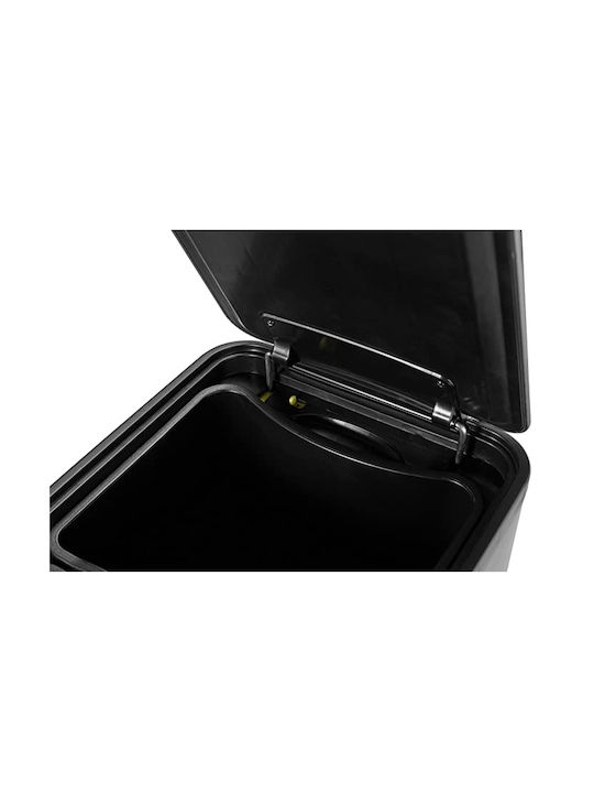 Eko Coș Eco Slim De Gunoi Din Oțel Inoxidabil Cu Pedală Argintiu Mat 45lt