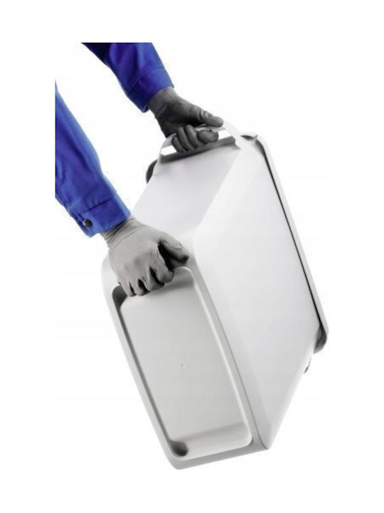 Durable Κάδος Απορριμμάτων Πλαστικός Λευκός 60lt