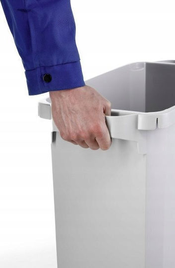 Durable Κάδος Απορριμμάτων Πλαστικός Λευκός 60lt