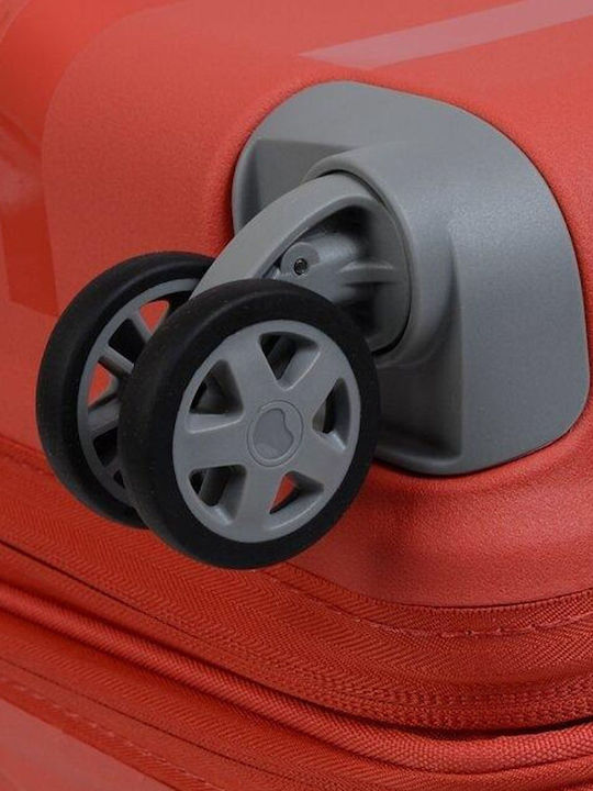 Delsey Clavel Valiză Mare De Călătorie Dură Tangerine Portocalie Cu 4 Roți Înălțime 70.5cm