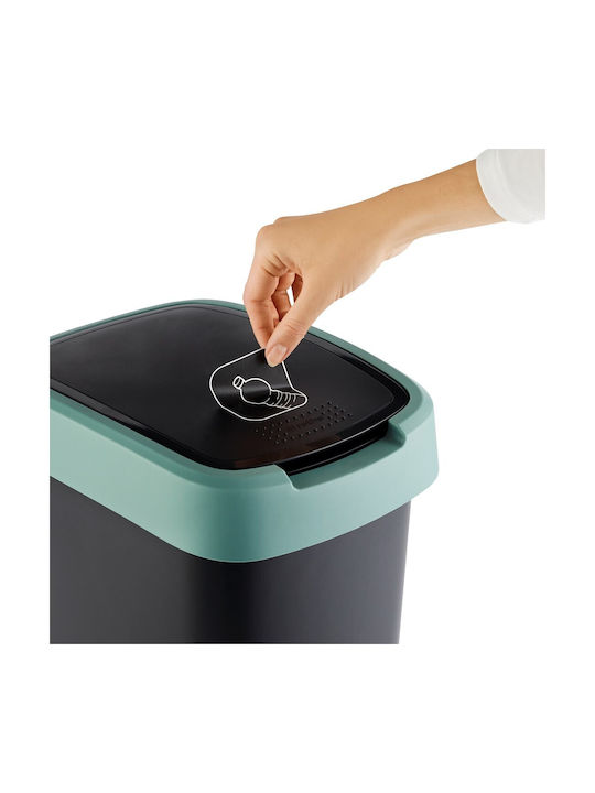 Rotho Babydesign Twist Coș de Gunoi Plastic Verde 25lt 1buc