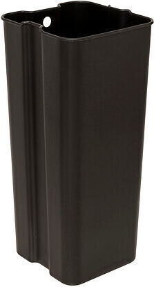 Atmosphera Plastic Waste Bin with Pedal Black 30L