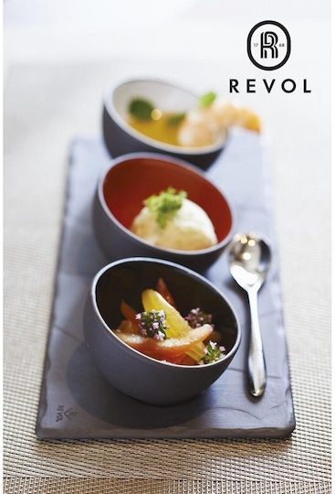 Revol Dip Serving Bowl Round made of Porcelain Red with Diameter 7.5cm
