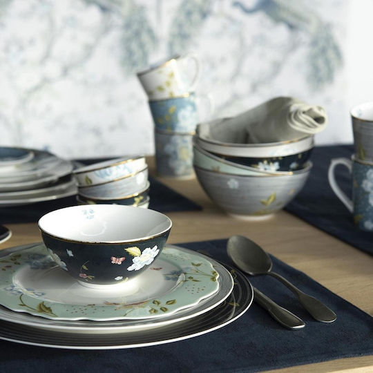 Laura Ashley Uni Müslischüssel Rund aus Porzellan Mint mit Durchmesser 16cm