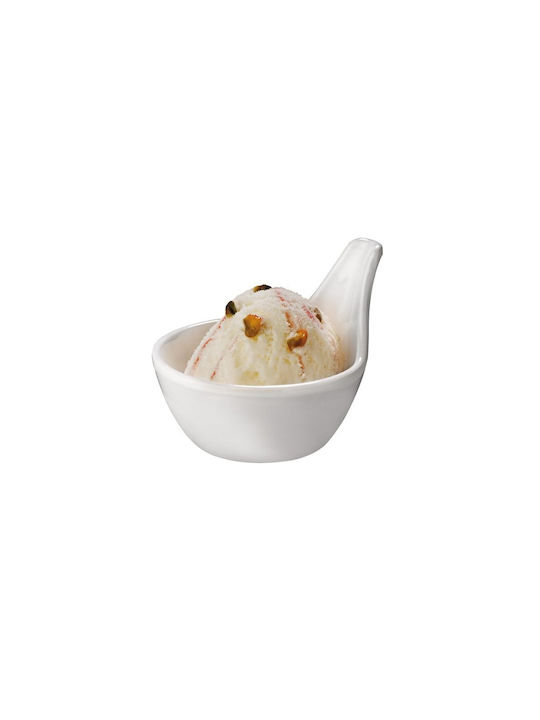 APS Gourmet Dip-Schüssel Rund aus Melamin White mit Durchmesser 7cm